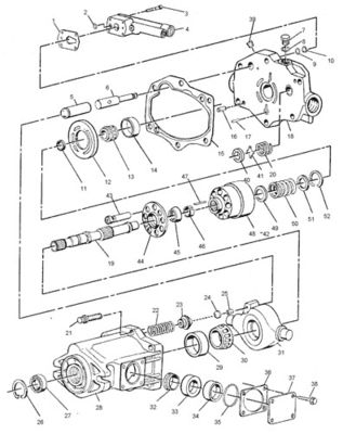 4T6895 CA4T6895 4T-6895 For CAT 416 428 BACKHOE LOADER  Hydraulic Main Pump Piston Pump PUMP ASSY PUMP GP-PISTON Aftermarket High quality Original
