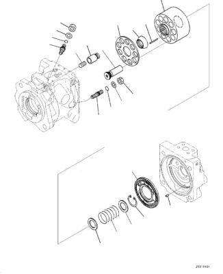 708-1W-02440 708-1W-01481 708-1W-04341 For Komatsu WA480-8 WA480-8EO WHEEL LOADERS Hydraulic Main Pump STEERING PUMP Piston Pump HST PUMP PUMP ASSY Aftermarket Original