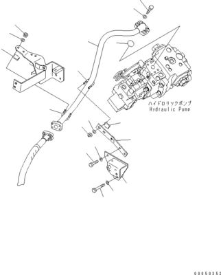 708-1L-00710 708-1L-01710 708-1L-04230 Για φορτιστή Komatsu Wa450-6 Wa470-6 Wa480-6 Υδραυλική κύρια αντλία έμβολο