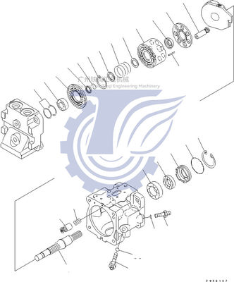 708-1T-00420 708-1T-00421 708-1T-01420 708-1T-04410 Για την Komatsu D275-5D Υδραυλική αντλία με έμβολο