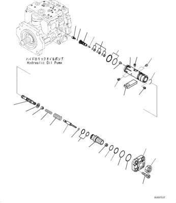 708-1g-00060 708-1g-01060 708-1g-04310 Για την Komatsu Wa470-6 Wa480-6 Υδραυλική αντλία με κύριο έμβολο