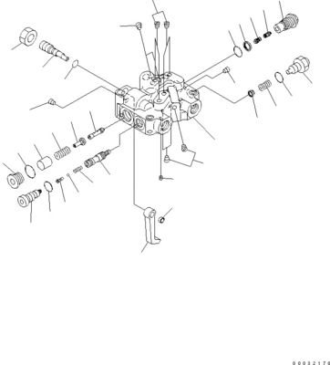 708-1W-00961 708-1W-01850 708-1W-00010 Για την Komatsu WA450-6 WA470-6 WA480-6 Υδραυλική αντλία διεύθυνσης με έμβολο
