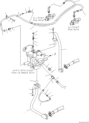 708-1W-00960 708-1W-00850 708-1W-03710 Για την Komatsu WA450-6 WA470-6 WA480-6 Υδραυλική αντλία διεύθυνσης με έμβολο