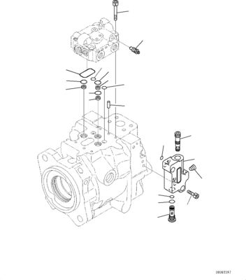708-1W-00740 708-1W-00882 708-1W-00881 Για την Komatsu WA380-6 WA430-6 Πυροσβεστήρας τροχών Υδραυλική αντλία πετρελαίου