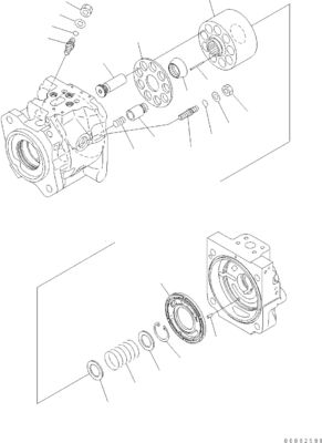708-1U-00171 708-1U-00150 708-1U-00151 Για Komatsu WA380-6 WA430-6 Υδραυλική αντλία