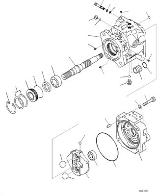 708-1U-00120 708-1U-00140 708-1U-00170 Για την Komatsu WA380-6 WA430-6 Υδραυλική αντλία