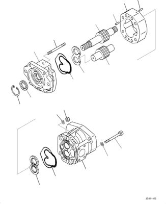708-1U-00120 708-1U-00140 708-1U-00170 Για την Komatsu WA380-6 WA430-6 Υδραυλική αντλία