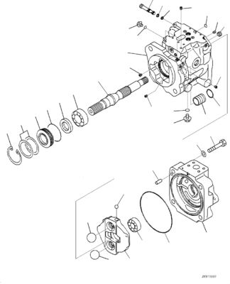 708-1U-00120 708-1U-00140 708-1U-00170 Για την Komatsu WA380-6 WA430-6 Υδραυλική αντλία