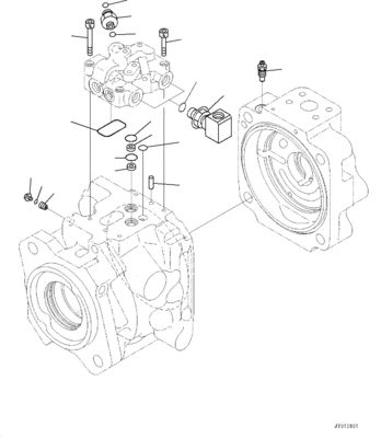 708-1W-00730 708-1W-00731 708-1W-00950 Για την Komatsu WA500-6 Υδραυλική αντλία