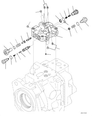 708-1W-00730 708-1W-00731 708-1W-00950 Για την Komatsu WA500-6 Υδραυλική αντλία