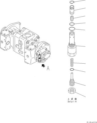 708-2L-00960 708-2L-00961 708-2L-05420 Για την Komatsu WA700-3 Υδραυλική αντλία φορτωτής αντλία