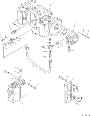 708-45-10204 708-4L-00910 708-45-11204 Για την Komatsu WA700-3 WA800-3 Υδραυλική αντλία