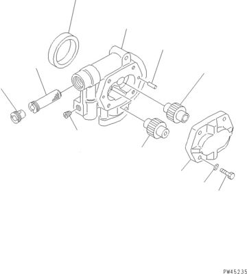 708-45-10204 708-4L-00910 708-45-11204 Για την Komatsu WA700-3 WA800-3 Υδραυλική αντλία