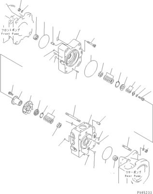 708-45-10204 708-4L-00910 708-45-11204 Για την Komatsu WA700-3 WA800-3 Υδραυλική αντλία