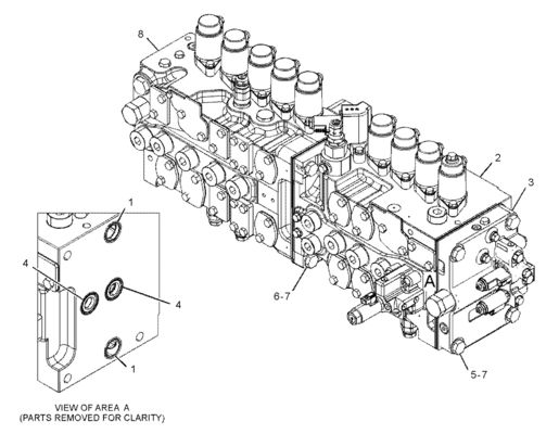 CAT 455-2663 424-937 Κύρια βαλβίδα ελέγχου 349E 349F 352 Ορυχεία Κατασκευή Καταστροφή Μηχανικά Μέρη