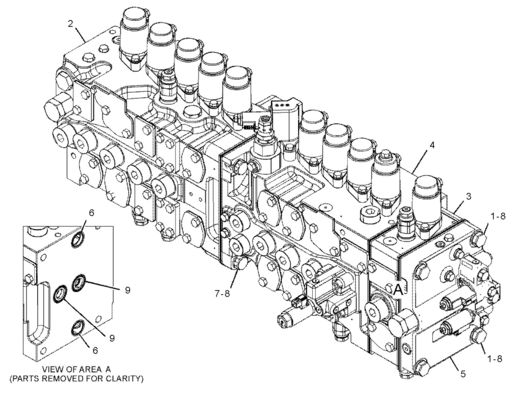 CAT 455-2663 424-937 Κύρια βαλβίδα ελέγχου 349E 349F 352 Ορυχεία Κατασκευή Καταστροφή Μηχανικά Μέρη
