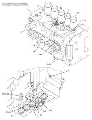 CAT 455-2663 424-937 Κύρια βαλβίδα ελέγχου 349E 349F 352 Ορυχεία Κατασκευή Καταστροφή Μηχανικά Μέρη