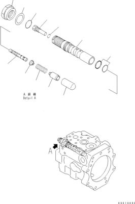708-1W-00600 708-1S-00910 R7081S00910 R7081W00600 Για την Komatsu D475A-5 Μπουλντόζερ υδραυλική αντλία ανεμιστήρα αντλία έμβολο αρχική