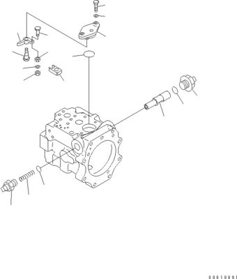 708-1W-00600 708-1S-00910 R7081S00910 R7081W00600 Για την Komatsu D475A-5 Μπουλντόζερ υδραυλική αντλία ανεμιστήρα αντλία έμβολο αρχική