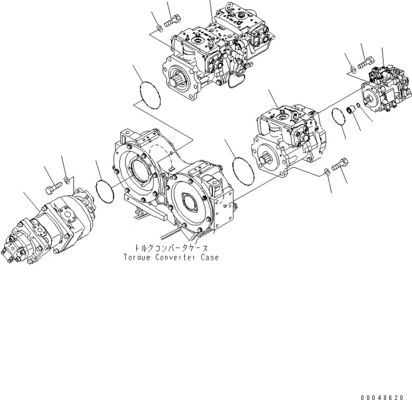 708-2G-00800 708-2G-00801 708-2G-01081 Για φορτιστή Komatsu WA600-6 Υδραυλική αντλία
