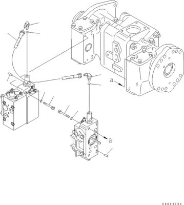 708-2L-00950 708-25-02044 708-2L-00951 708-2L-05420 Για την Komatsu WA800-3 WA900-3 Υδραυλική αντλία φορτωτή
