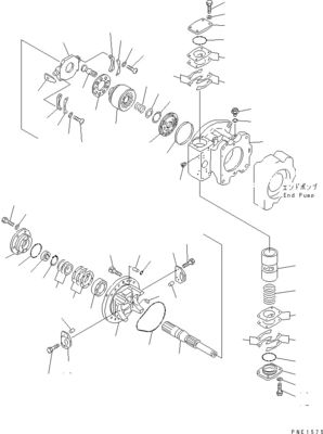 708-2L-00950 708-25-02044 708-2L-00951 708-2L-05420 Για την Komatsu WA800-3 WA900-3 Υδραυλική αντλία φορτωτή