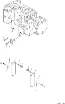 708-4L-00910 708-45-10204 708-4L-00911 Για την Komatsu WA800-3 WA900-3 Υδραυλική αντλία διακόπτη