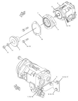 292-8767	 10R7401 CA2928767 For CAT LOADER 950H 962H IT62H PUMP GP-PISTON hydraulic MAIN PUMP Aftermarket High quality