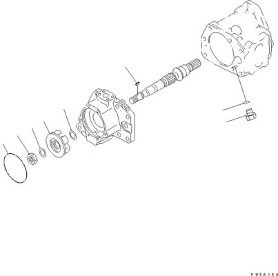 708-1L-00300 R7081L00300 708-1L-01310 708-1L-04010 Για μπουλντόζα Komatsu D275AX-5 ΥΔΡΑΛΙΚΟ ΕΡΓΑΣΤΙΚΟ ΠΑΜΠΑ ΚΑΝΩΝΙΚΟ