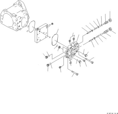 708-1L-00300 R7081L00300 708-1L-01310 708-1L-04010 Για μπουλντόζα Komatsu D275AX-5 ΥΔΡΑΛΙΚΟ ΕΡΓΑΣΤΙΚΟ ΠΑΜΠΑ ΚΑΝΩΝΙΚΟ