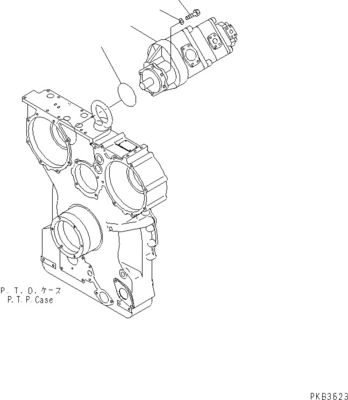 705-32-37430 705-32-27540 705-32-43210 Για την Komatsu D375-3 Μπουλντόζερ Υδραυλική κύρια αντλία