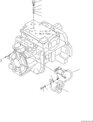 708-1H-00250 708-1H-00251 Για την Komatsu Bulldozer D155AX-6 D155AX-6A Υδραυλική κύρια αντλία