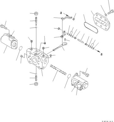 708-1H-00021 708-1H-01021 708-1H-04111 For Komatsu Bulldozer D275AX-5 Hydraulic Main Pump Original WORK EQUIPMENT PUMP