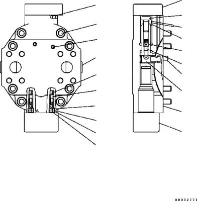 417-18-31301 417-18-31302 417-18-31201 Για την Komatsu WHEEL LOADER WA200-5 WA200PT-5 Υδραυλικός κινητήρας HST αντλία