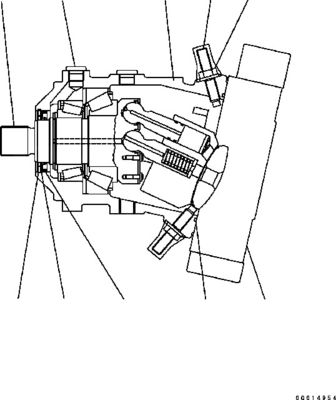 419-18-41200 419-18-41201 419-18-31201 Για το Komatsu WHEEL LOADER WA320-6 WA320PZ-6 Υδραυλικός κινητήρας HST αντλία