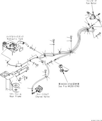 418-03-33241 4180333241 Για φορτιστές τροχών Komatsu WA100-5 WA150-5 WA200-5 WA270 Υδραυλικός ανεμιστήρας