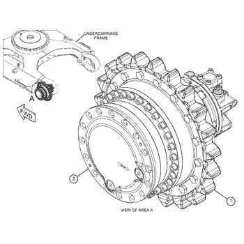 527-7077 511-6008 511-6009 Για CAT Excavator 318F 320GC 323GC 325F Ταξιδιωτική συναρμολόγηση Τελική κίνηση Αρχικός κινητήρας ταξιδιού