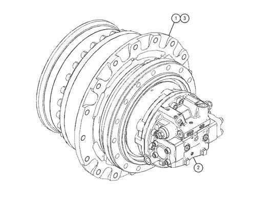 527-7077 511-6008 511-6009 Για CAT Excavator 318F 320GC 323GC 325F Ταξιδιωτική συναρμολόγηση Τελική κίνηση Αρχικός κινητήρας ταξιδιού