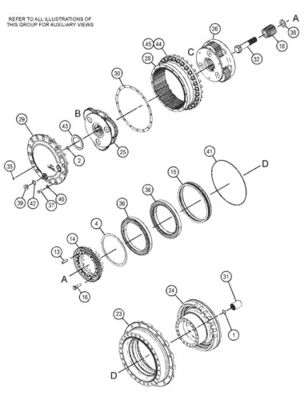 527-7077 511-6008 511-6009 Για CAT Excavator 318F 320GC 323GC 325F Ταξιδιωτική συναρμολόγηση Τελική κίνηση Αρχικός κινητήρας ταξιδιού