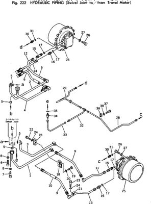 21K-60-00020 Για την Komatsu PC150-1 Εκσκαφέας Συγκρότημα ταξιδιού Τελική κίνηση Αρχική ταξιδιωτική μηχανή Αξιολόγηση υψηλής ποιότητας