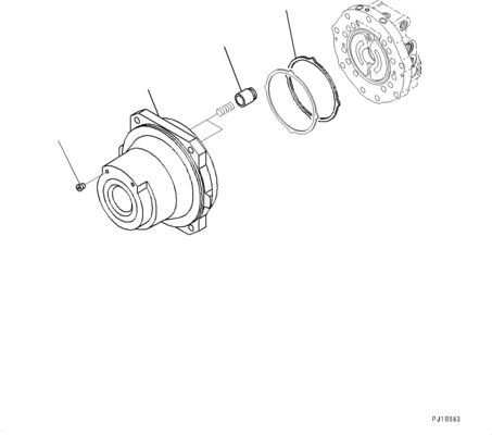 21N-60-34100 21N6034100 Για την Komatsu PC1250-8 1250SP-8 Εξόρυξη Υδραυλική κίνηση Μηχανή μεταπώλησης