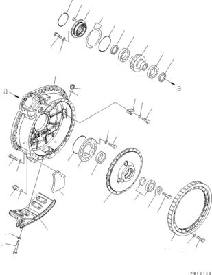 17M-27-00270 17M-27-00271 Για την Komatsu Μπολντόζερ D275A-5D Ταξιδιωτική συναρμολόγηση Τελική κίνηση Ταξιδιωτικός κινητήρας Αρχική μεταπώληση