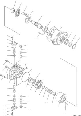 708-7L-01112 708-7L-11111 708-7L-04113 Για την Komatsu D61EX-12A-W D61EX-15E0-BW D61PX-12A-W D65EX-12H Μπουλντόζερ Υδραυλική αντλία HSS
