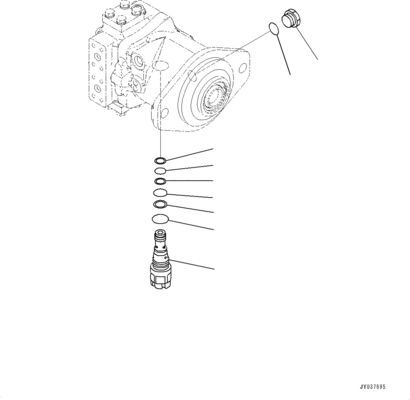 708-7F-00040 708-7F-11130 708-7L-04170 Για την Komatsu D85PX-15R D85PX-15EO D85PX-15 D85EX-15EO Μπουλντόζερ Υδραυλική αντλία HSS
