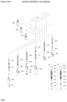 31N9-17000P 31Q9-17001P 31Q9-17002P Για την Hyundai Excavator R330LC-9S R330LC-9SH Υδραυλική Κύρια Βαλβίδα Ελέγχου κατασκευαστικών μηχανημάτων
