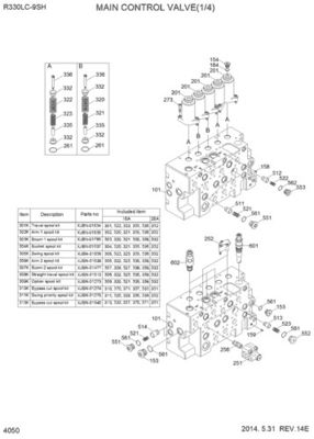 31N9-17000P 31Q9-17001P 31Q9-17002P Για την Hyundai Excavator R330LC-9S R330LC-9SH Υδραυλική Κύρια Βαλβίδα Ελέγχου κατασκευαστικών μηχανημάτων