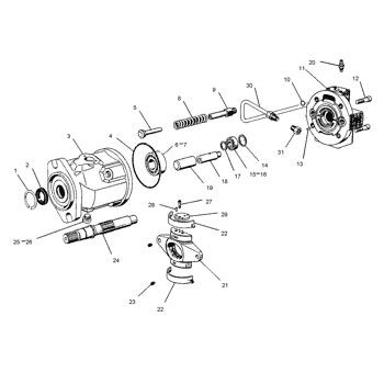 1003259 CA1003259 0R9645 100-3259 Για την κατηγορία CAT 416B 426B 428B 436B 438B Backhoe Loader υδραυλική κύρια αντλία έμβολο αντλία αντλία ASSY αντλία GP-PISTON μεταπωλητή υψηλής ποιότητας πρωτότυπο