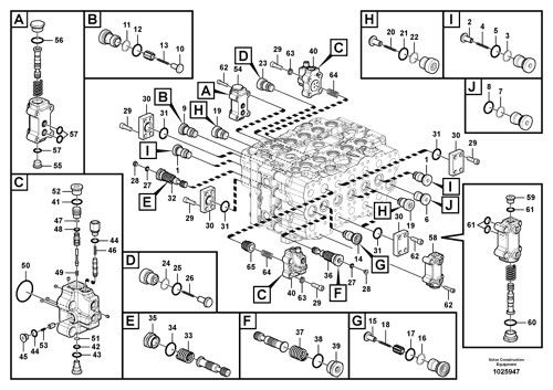 VOE14634178 VOE 14634178 Για την VOLVO EC480D EC480DHR Εκσκαφέας Υδραυλική Κύρια Βαλβίδα Ελέγχου κατασκευαστικών μηχανημάτων Μέρη μεταχειριστικών μηχανημάτων Υψηλής ποιότητας πρωτότυπο