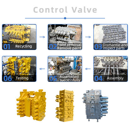 Use For komatsu WA480-6 Wheel Loaders Main Control Valve 723-43-13201 7234313201 High Quality Main Control Valve Construction Machinery Aftermarket Parts