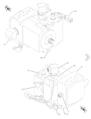 159-9453 0R-7790 CA1599453 1599453 Hydraulic Pump for  CS-531D CS-533C CS-533D CS-563C CS-563D CS-563E VIBRATORY COMPACTOR Machinery Parts Aftermarket Original